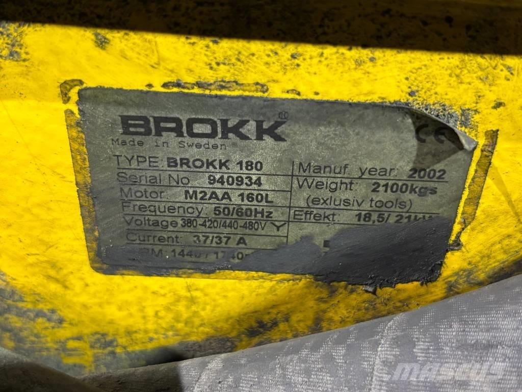 Brokk 180 Bontásra használt kotrók