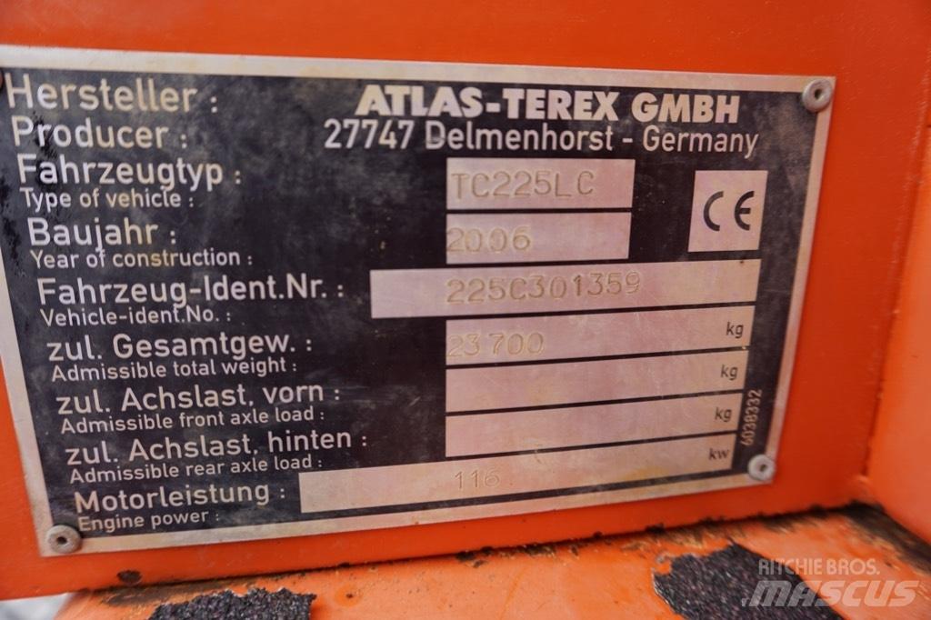 Terex TC225 LC Lánctalpas kotrók