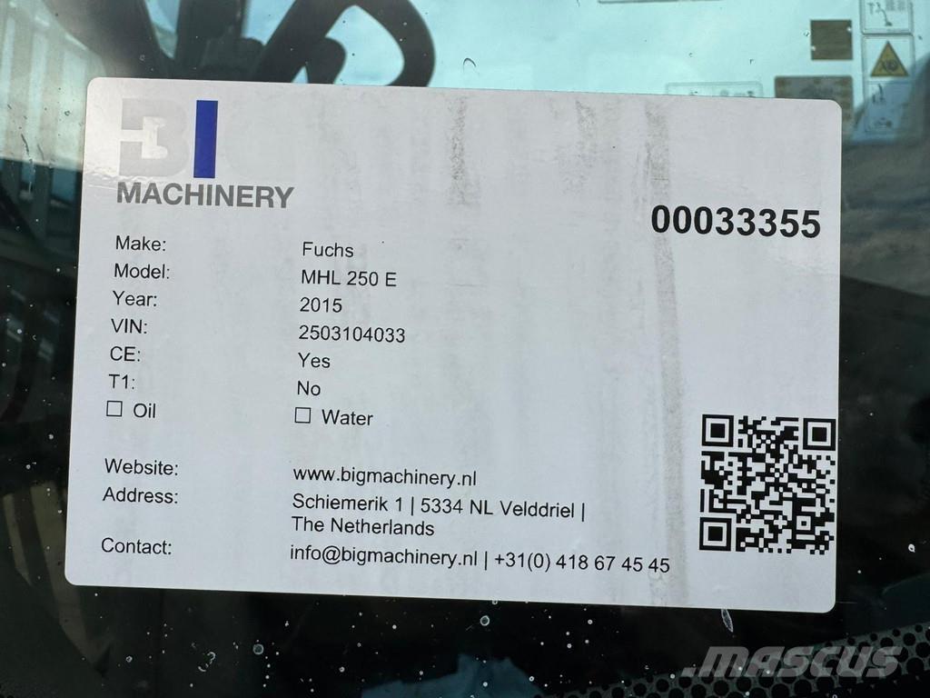 Fuchs MHL 250 Hulladékkezelő gépek