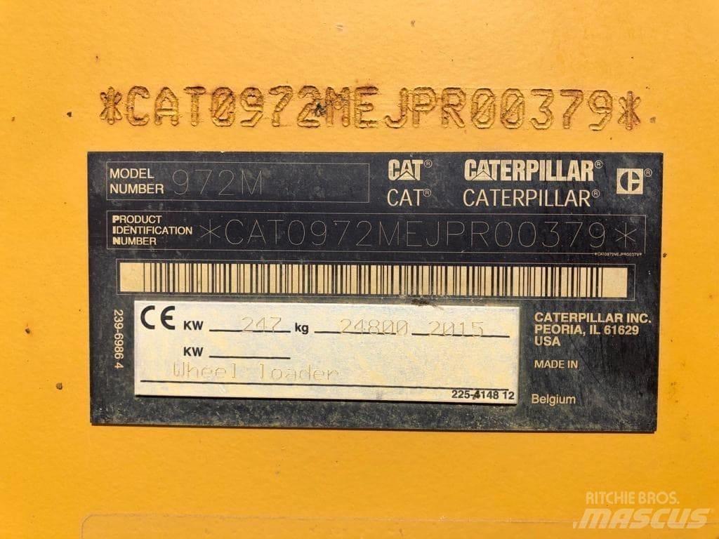 CAT 972 M Gumikerekes homlokrakodók