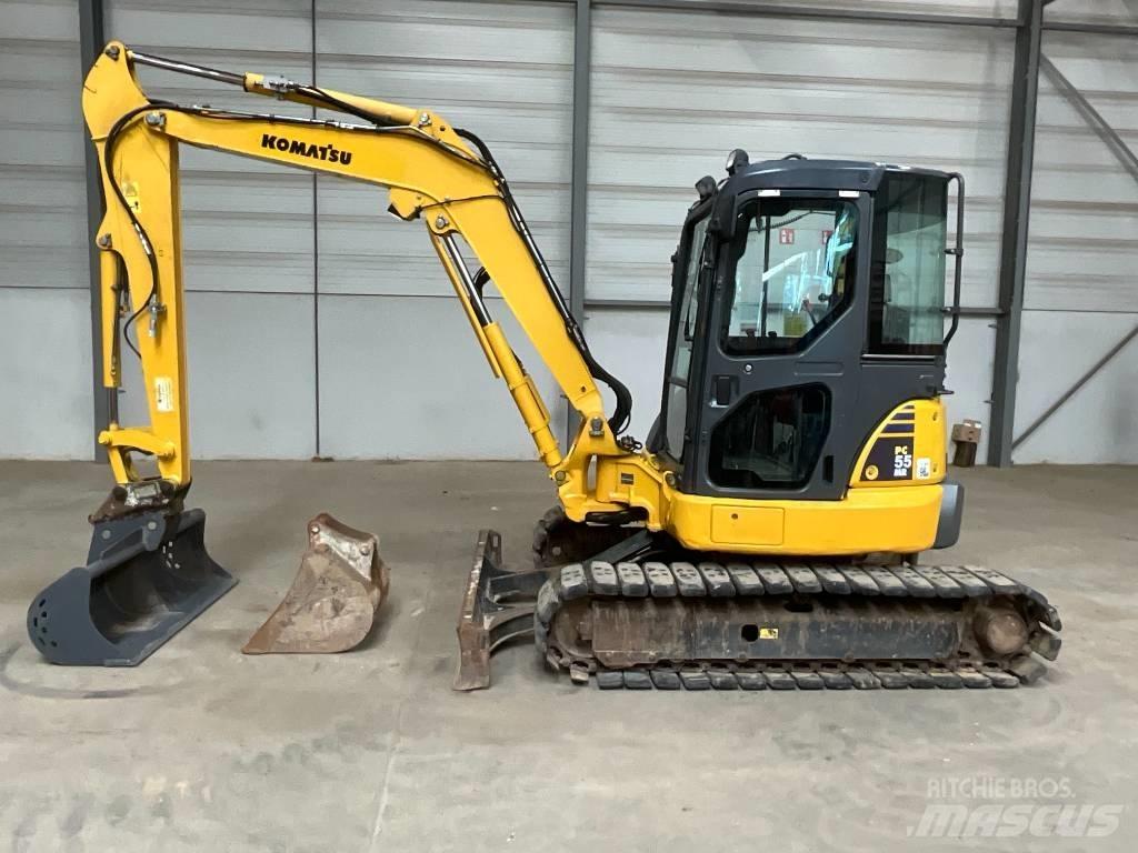 Komatsu PC 55 MR-3 Mini kotrók < 7t