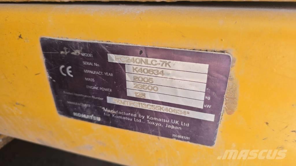Komatsu PC 240 NLC-7 Lánctalpas kotrók