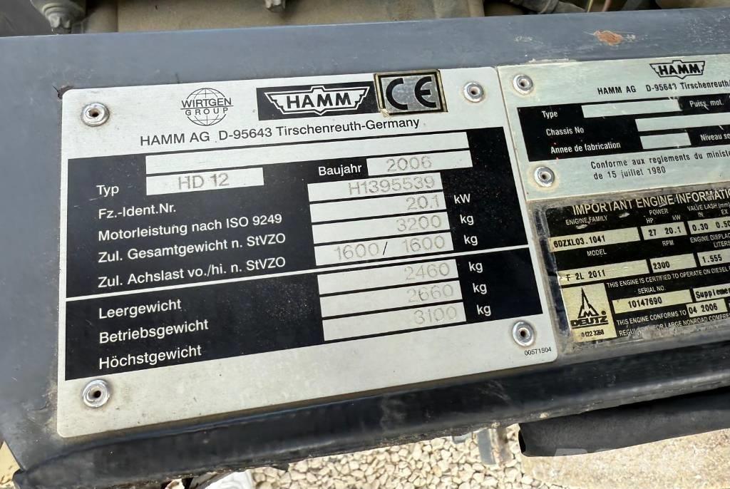 Hamm HD 12 Ikerdobos hengerek