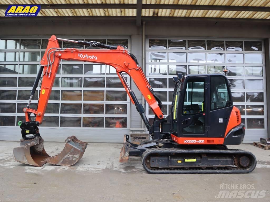 Kubota KX 080-4 Közepes (midi) kotrók 7 t - 12 t
