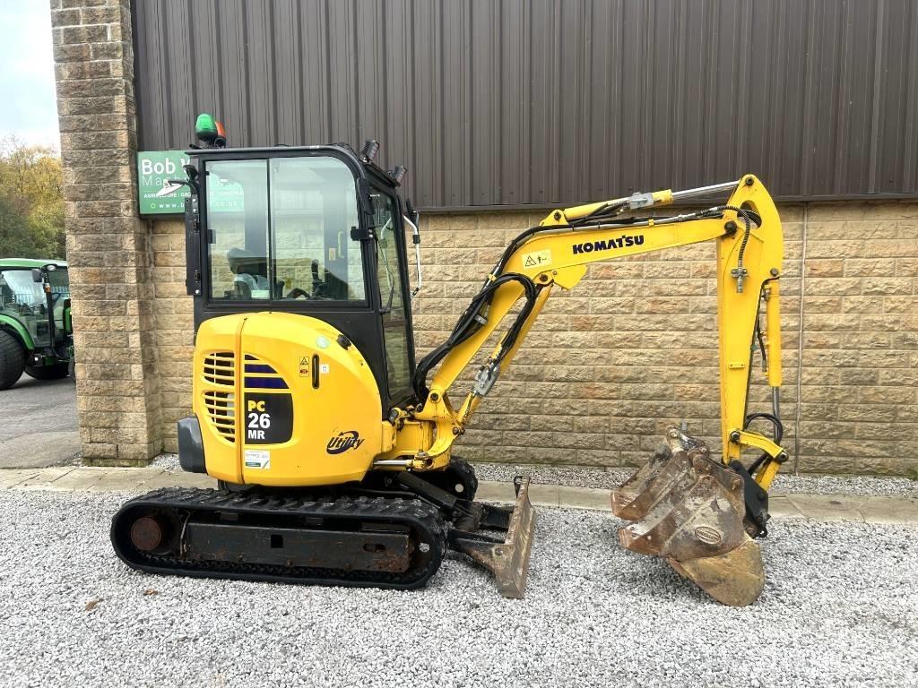 Komatsu PC26MR-3 Mini kotrók < 7t