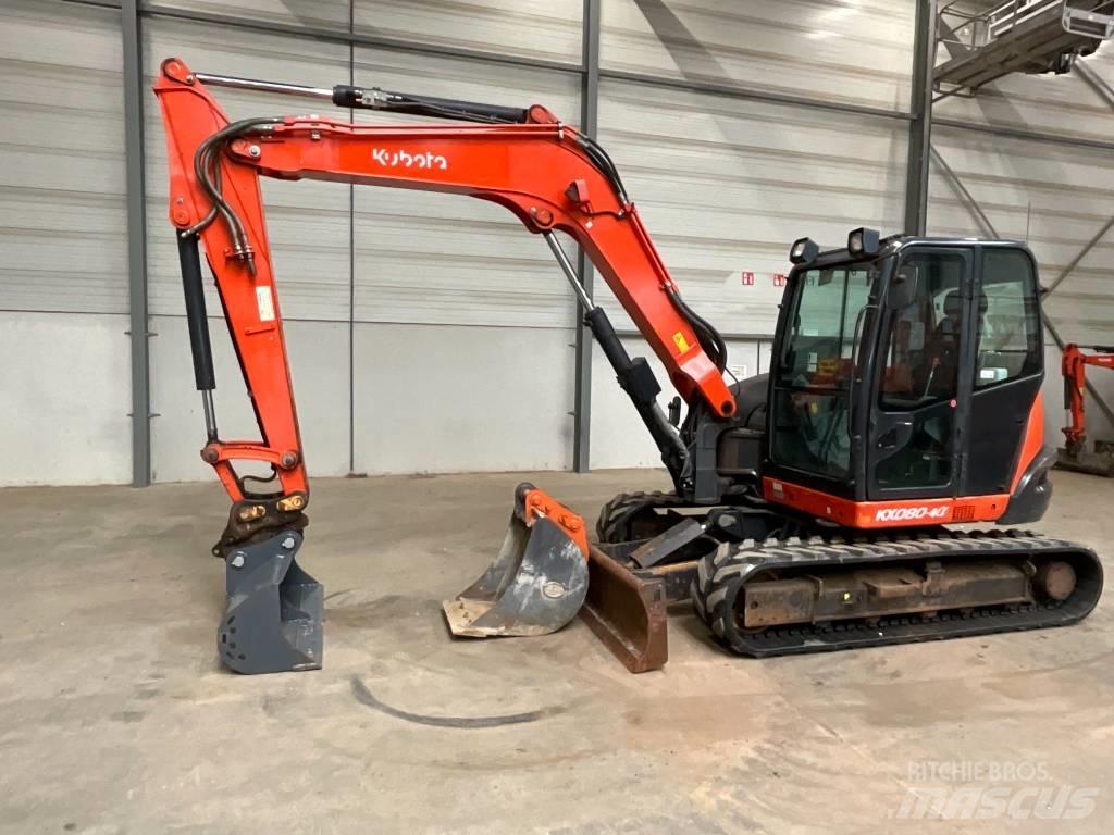 Kubota KX 080-4 A Közepes (midi) kotrók 7 t - 12 t