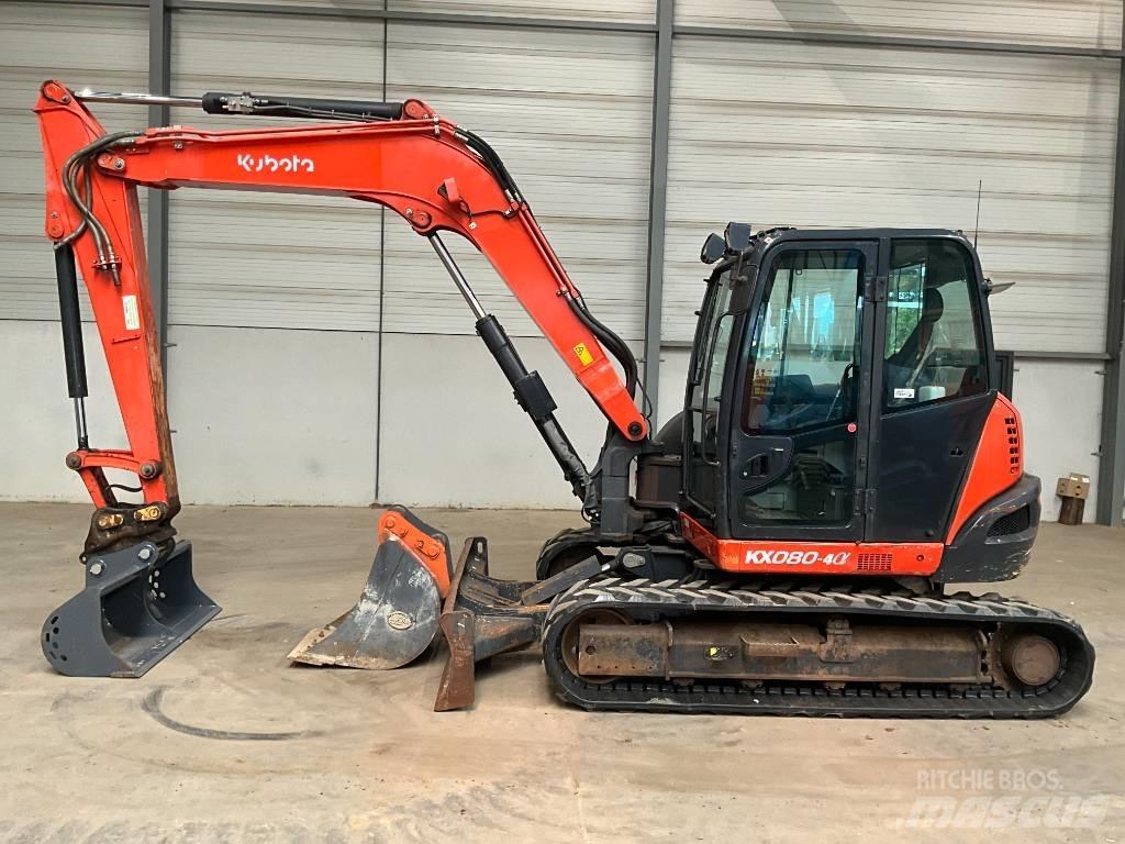 Kubota KX 080-4 A Közepes (midi) kotrók 7 t - 12 t