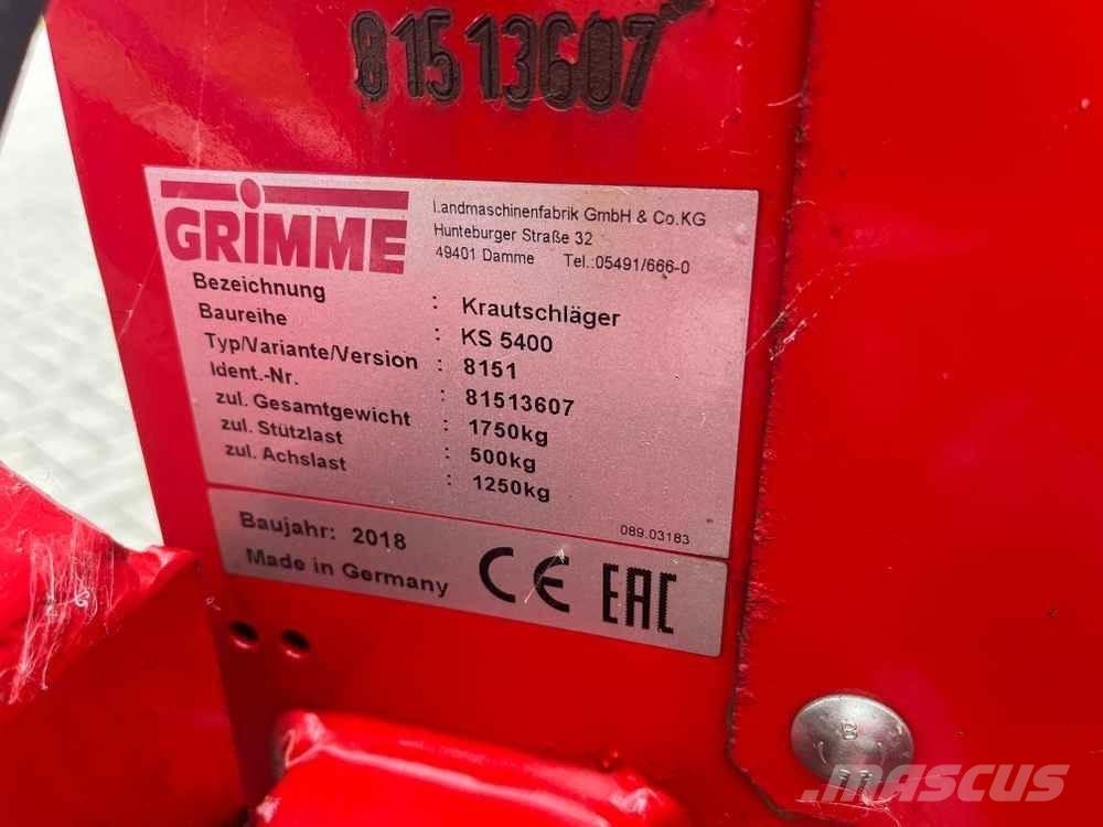 Grimme KS 5400 Burgonyagépek - Egyebek