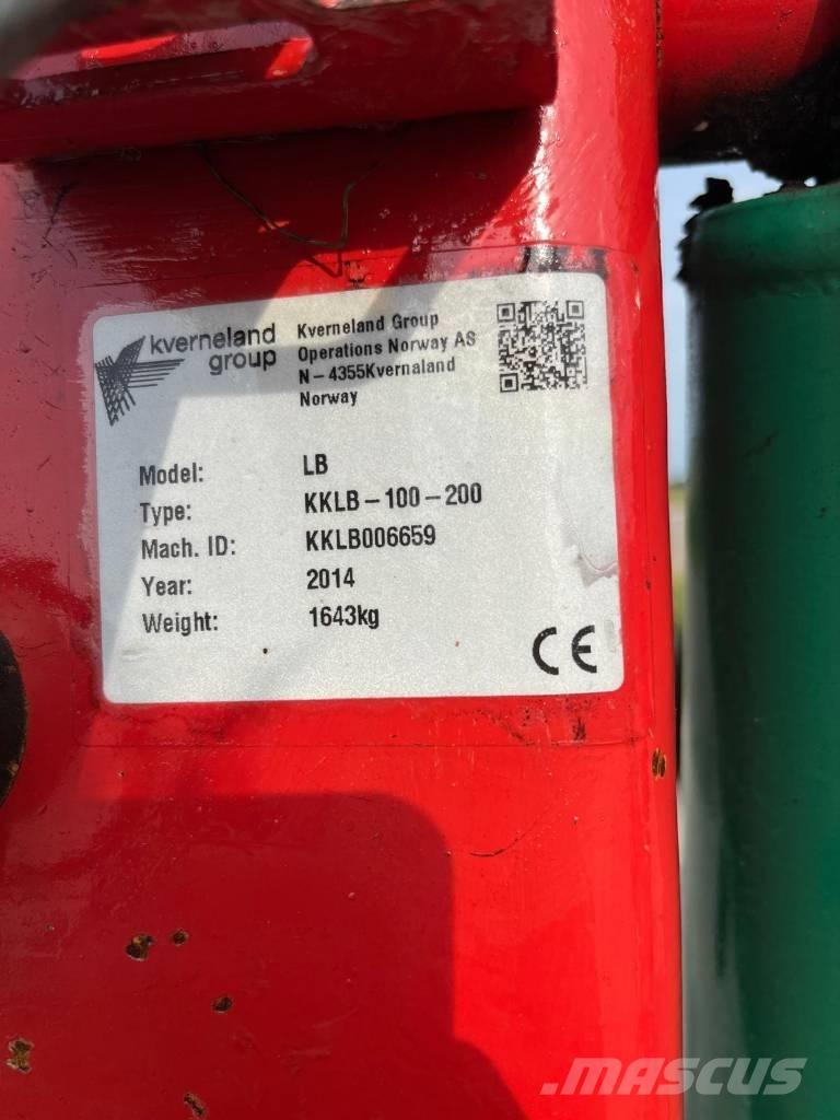 Kverneland LB100-200 Váltvaforgató ekék