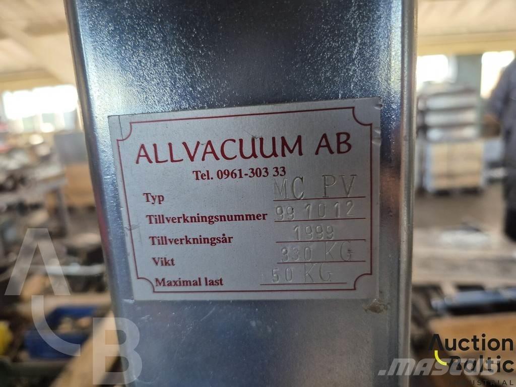  Allvacuum MC PV Egyéb felvonók és állványok
