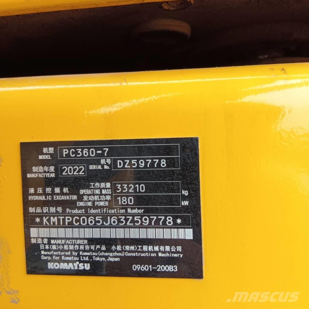 Komatsu PC 360-7 Lánctalpas kotrók