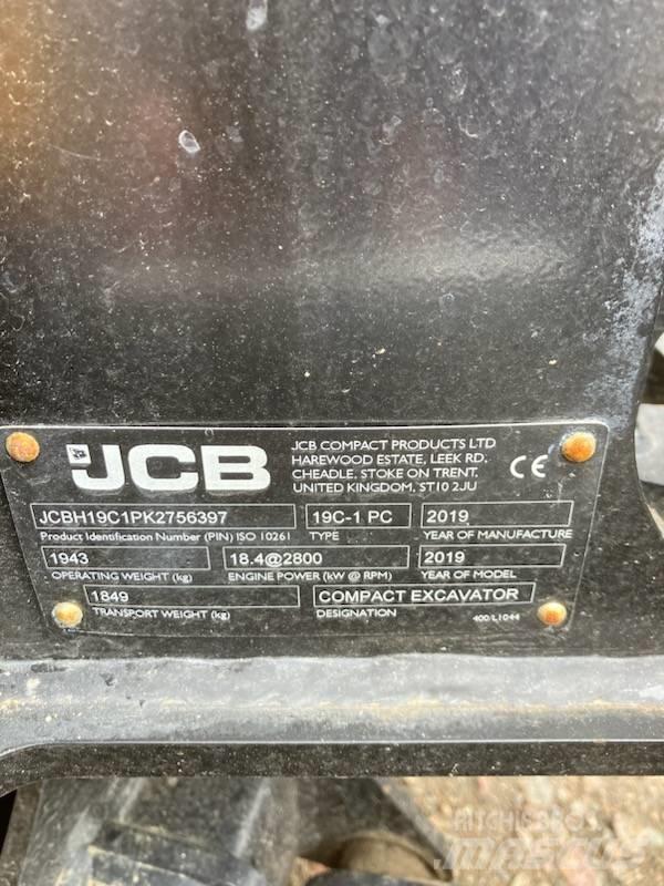 JCB 19 C-1 Mini kotrók < 7t