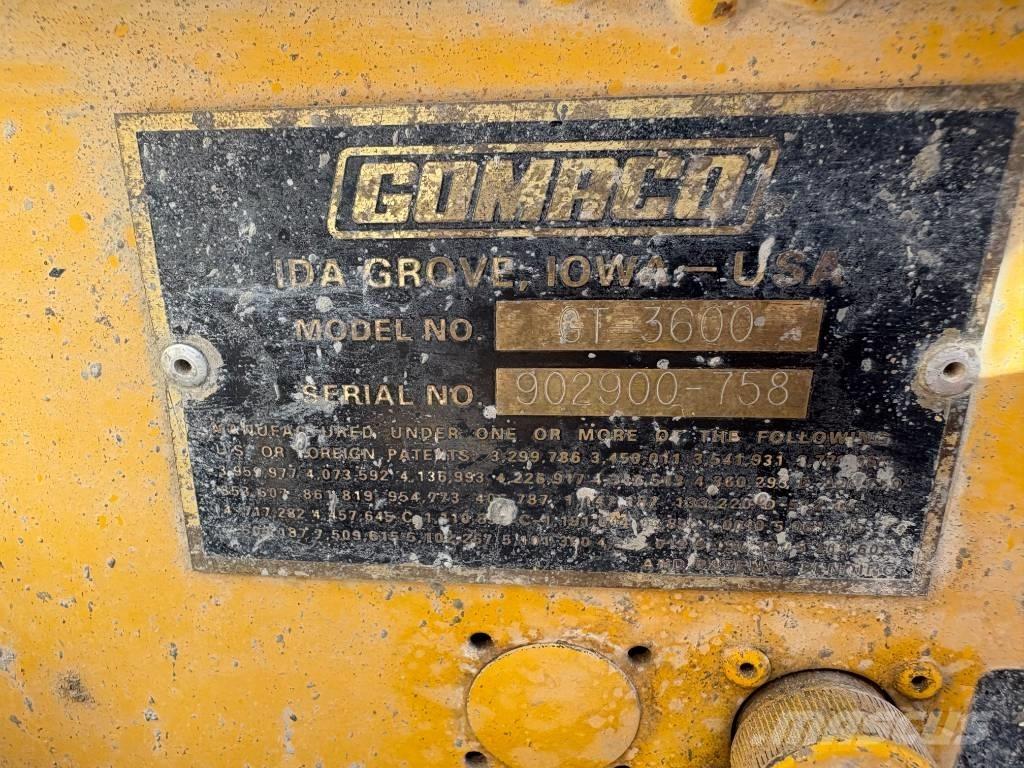 Gomaco GT 3600 Beton terítőgépek