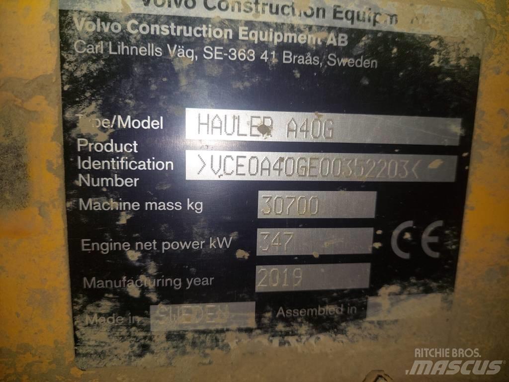 Volvo A 40 G Csuklósdömperek