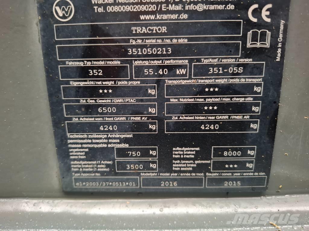 Kramer 8085 Gumikerekes homlokrakodók