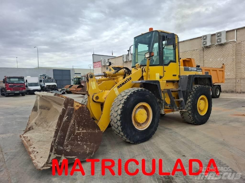 Komatsu WA 270-3 Gumikerekes homlokrakodók