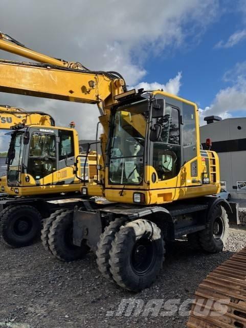 Komatsu PW 148-8 Gumikerekes kotrók