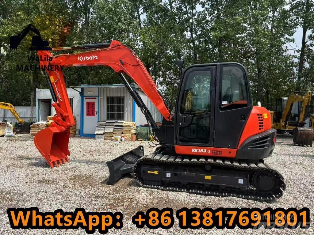 Kubota KX 183-3 Mini kotrók < 7t