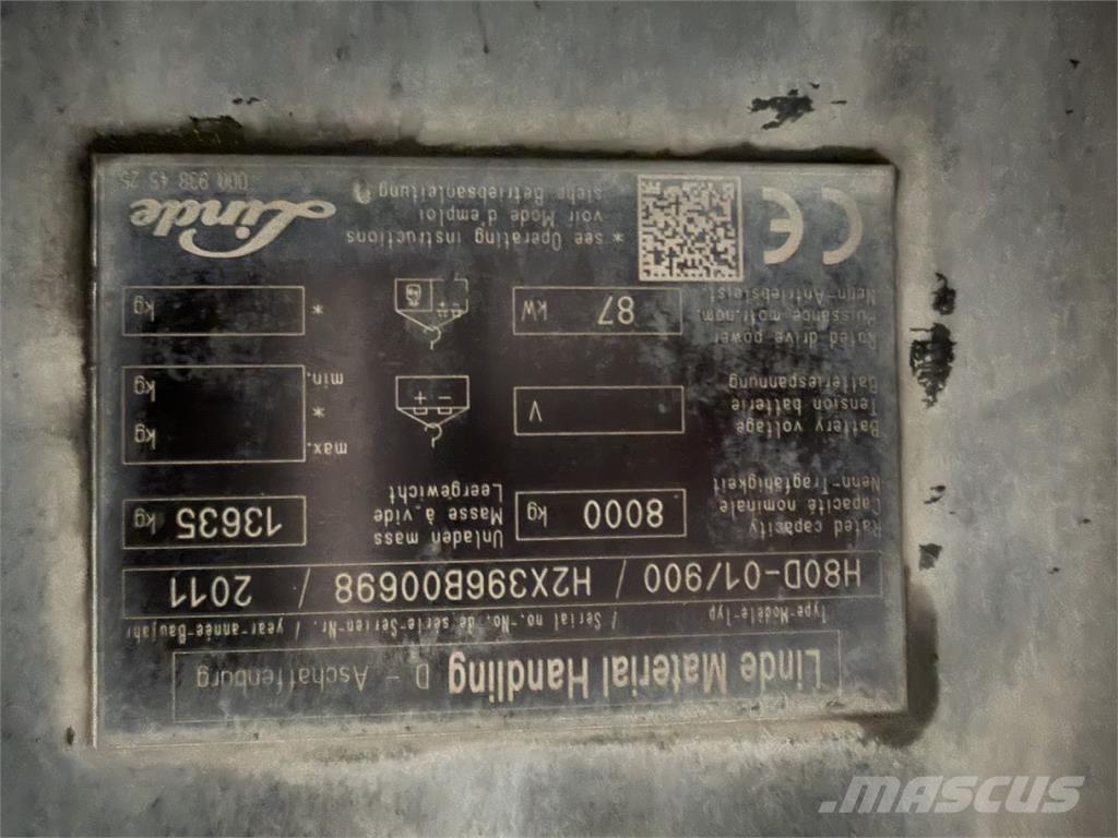 Linde H80D-01/900 Dízel targoncák