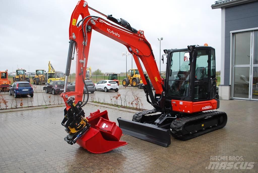 Kubota KX 060 - 6 tons Mini kotrók < 7t