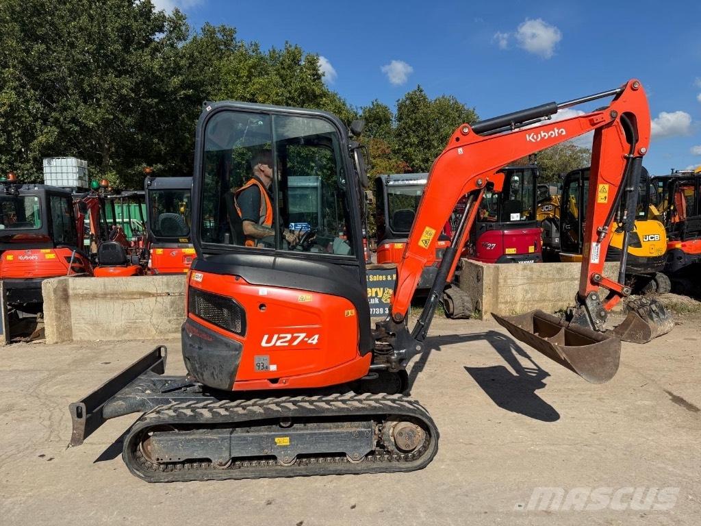 Kubota U 27-4 Mini kotrók < 7t