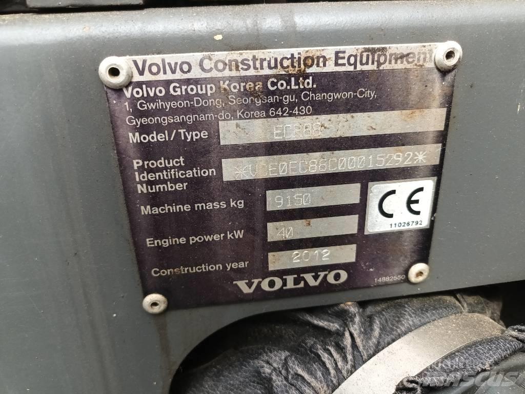 Volvo ECR 88 PLUS Közepes (midi) kotrók 7 t - 12 t