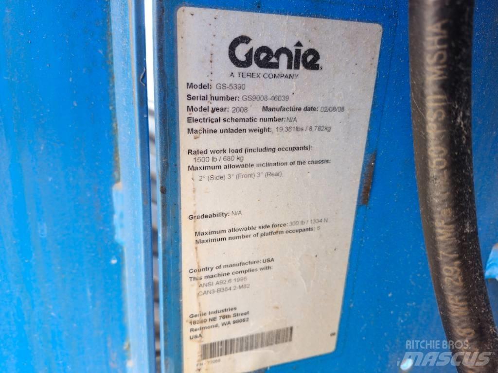 Genie GS-5390 Ollós emelők