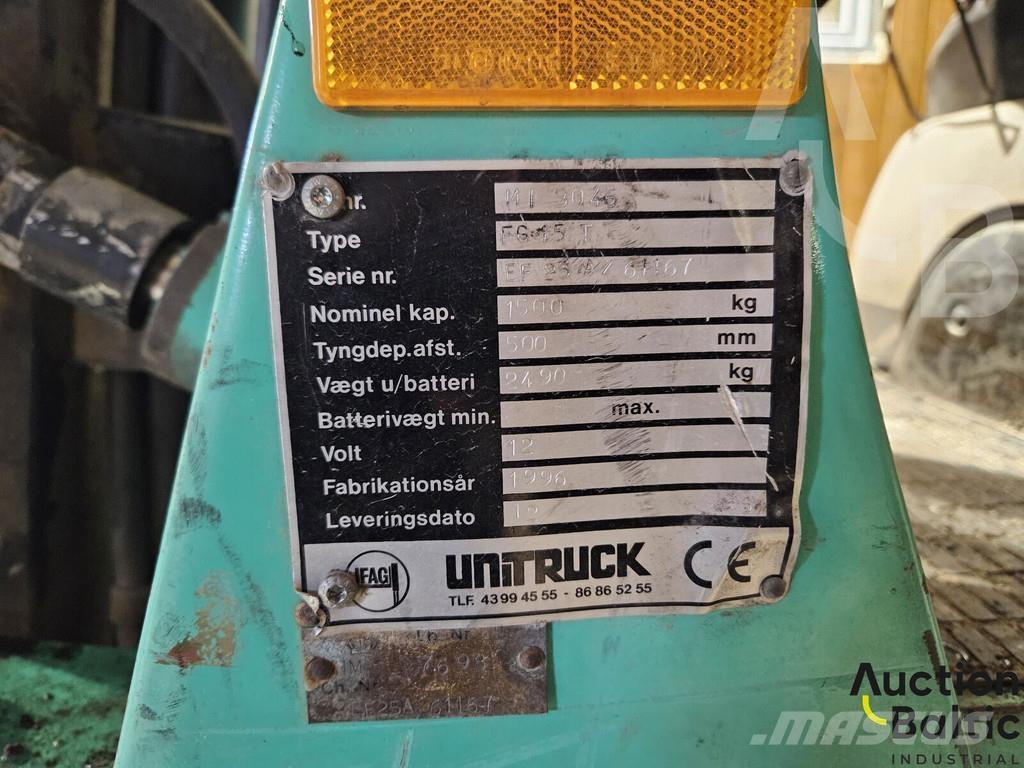 Mitsubishi FG15 Gázüzemű targoncák