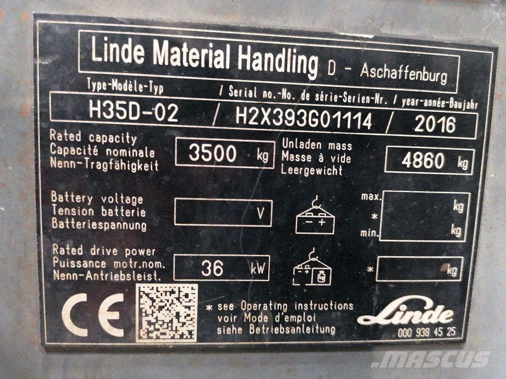 Linde H35D-02 Dízel targoncák