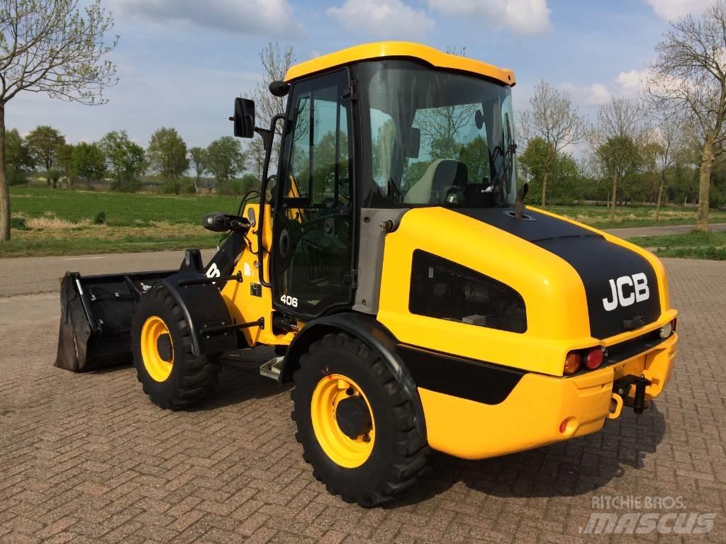 JCB 406 Gumikerekes homlokrakodók