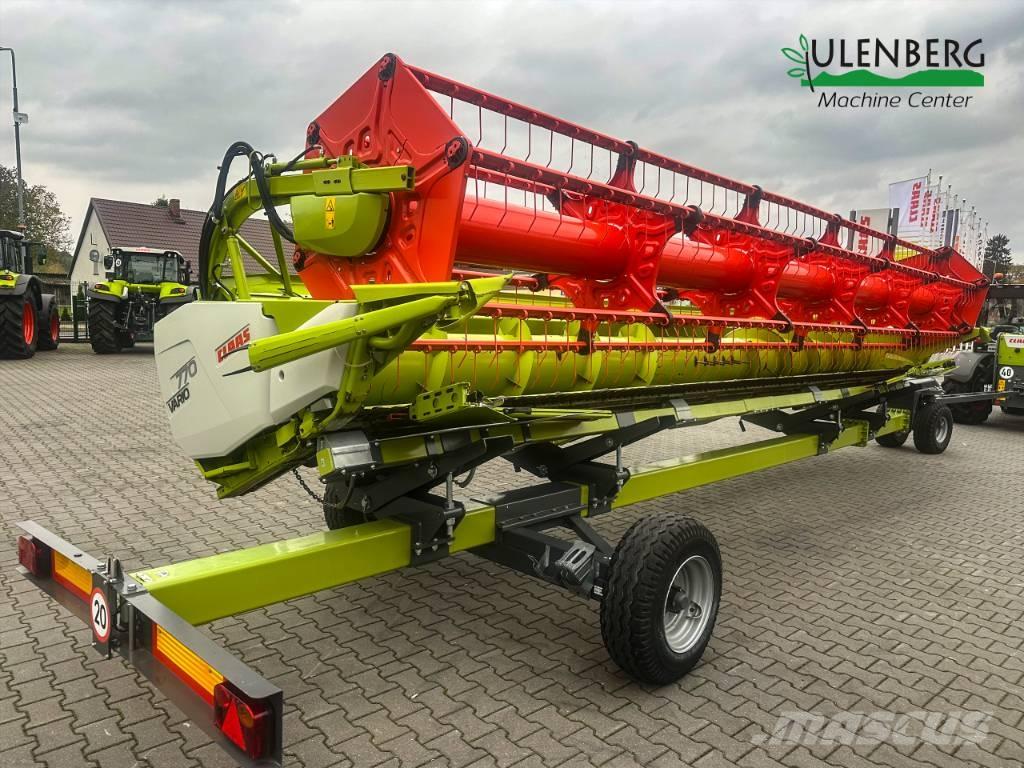 CLAAS Vario 770 Kombájn tartozékok