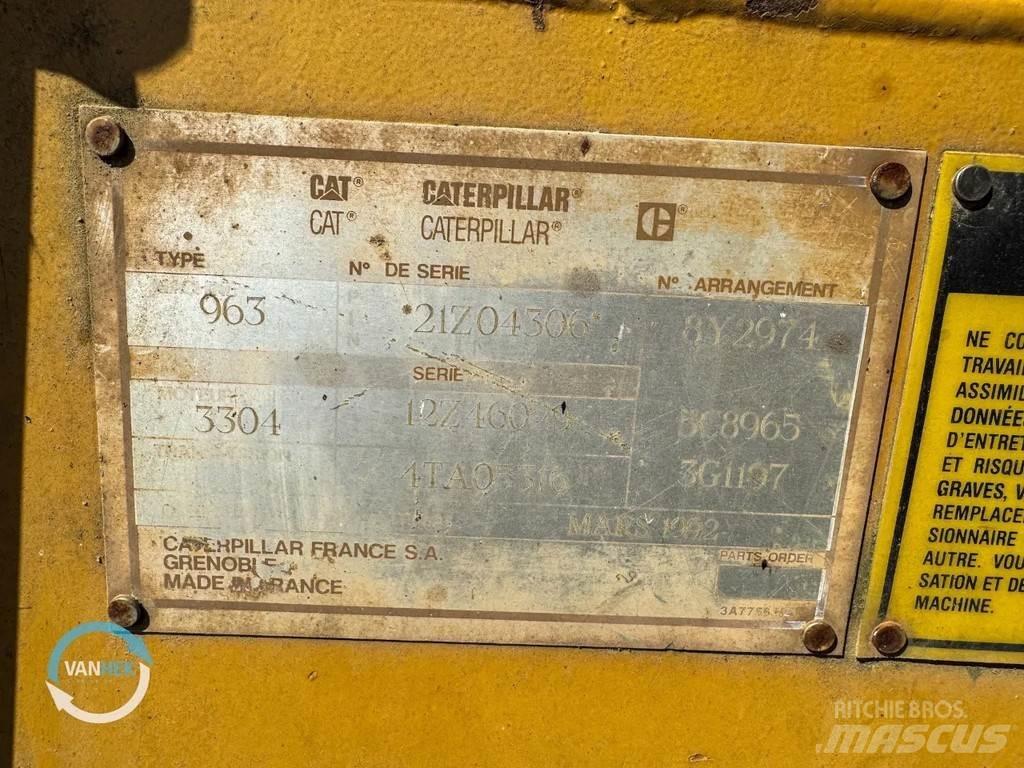 CAT 963 Lánctalpas homlokrakodók