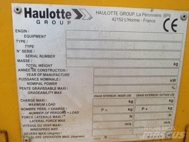 Haulotte Star 10 Személyemelők