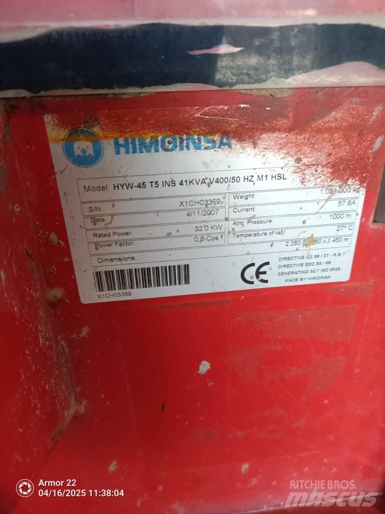 Himoinsa HYW 45 Dízel áramfejlesztők