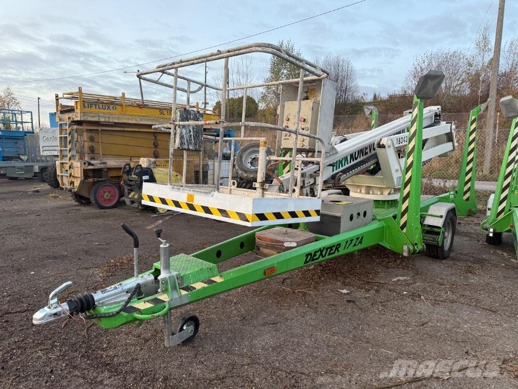Dexter 17ZA Pótkocsira szerelt emelők és állványok