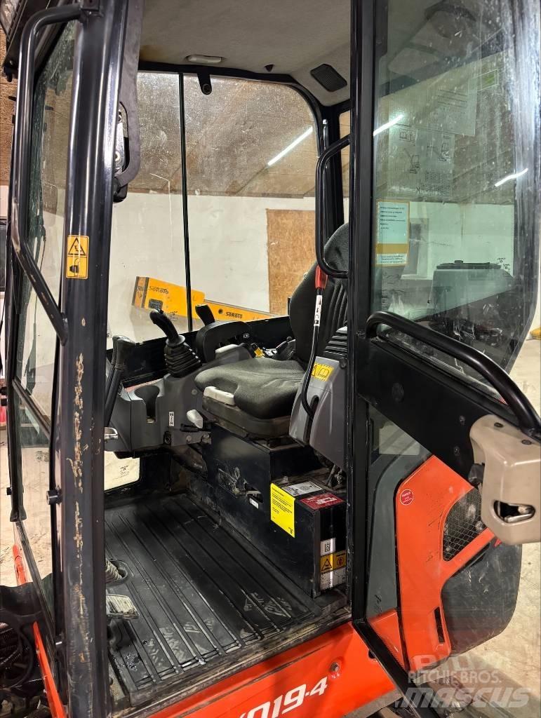 Kubota KX 19-4 Mini kotrók < 7t