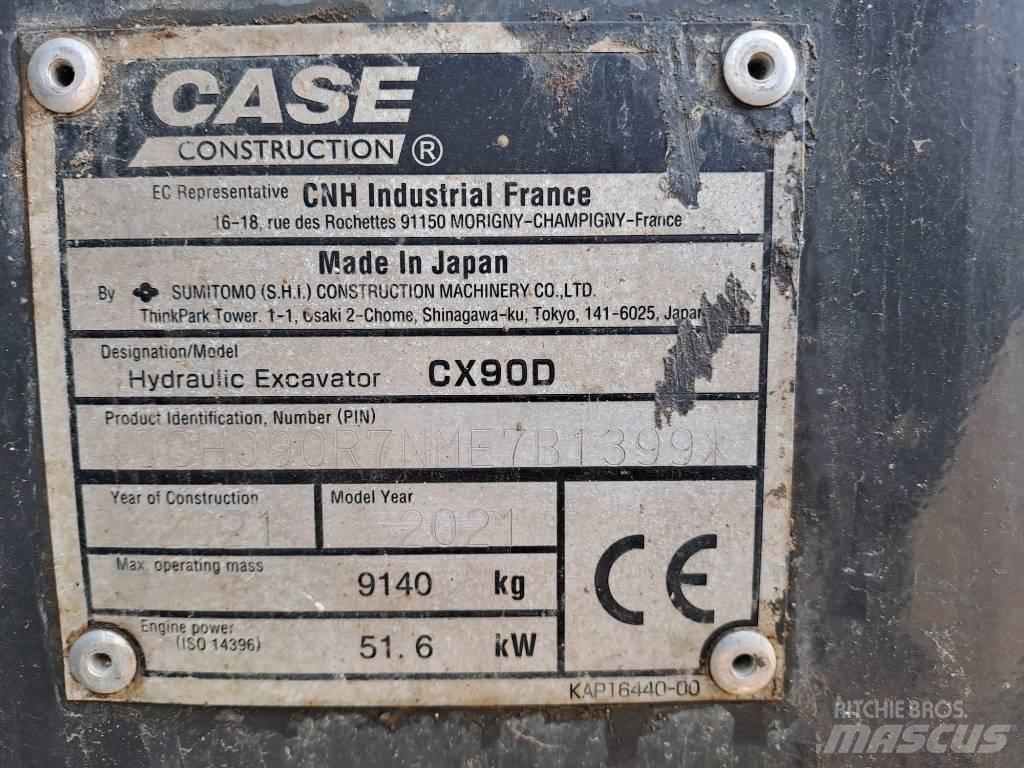 CASE CX 90 D Közepes (midi) kotrók 7 t - 12 t