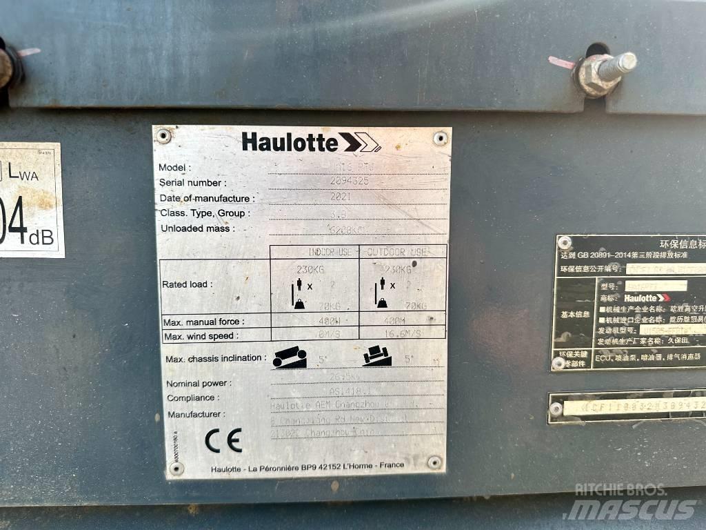 Haulotte HA16RTJ Karos emelők