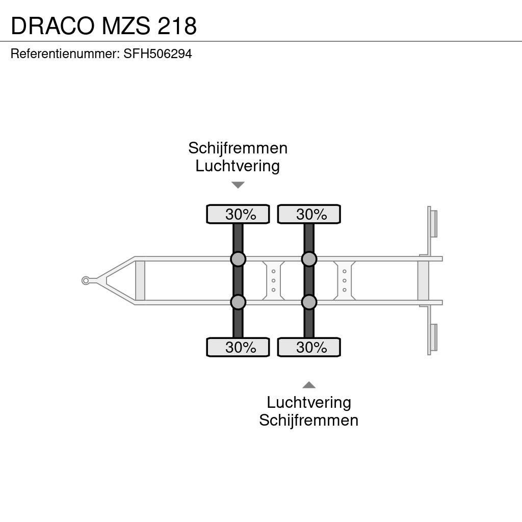Draco MZS 218 Dobozos pótkocsik