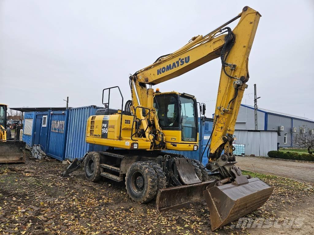 Komatsu PW 160-8 Gumikerekes kotrók