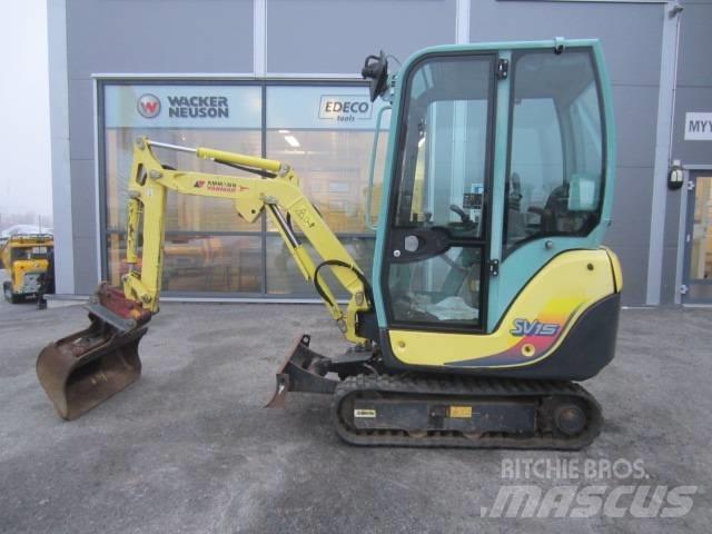 Yanmar SV 15 Mini kotrók < 7t