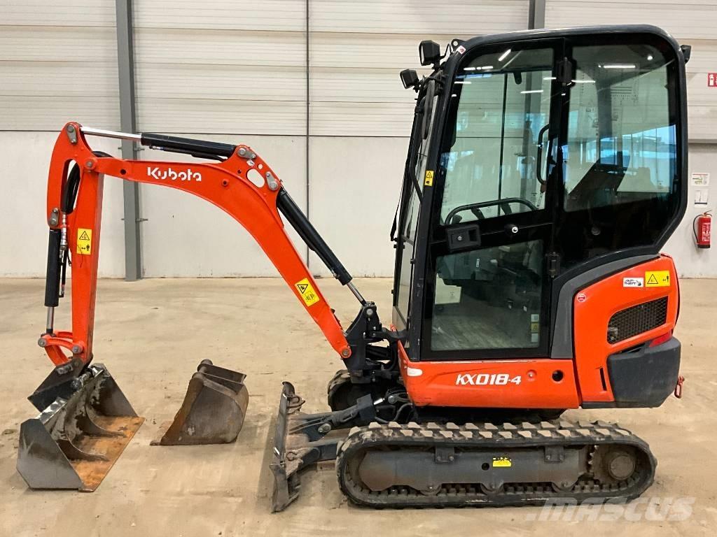 Kubota KX 018-4 Mini kotrók < 7t