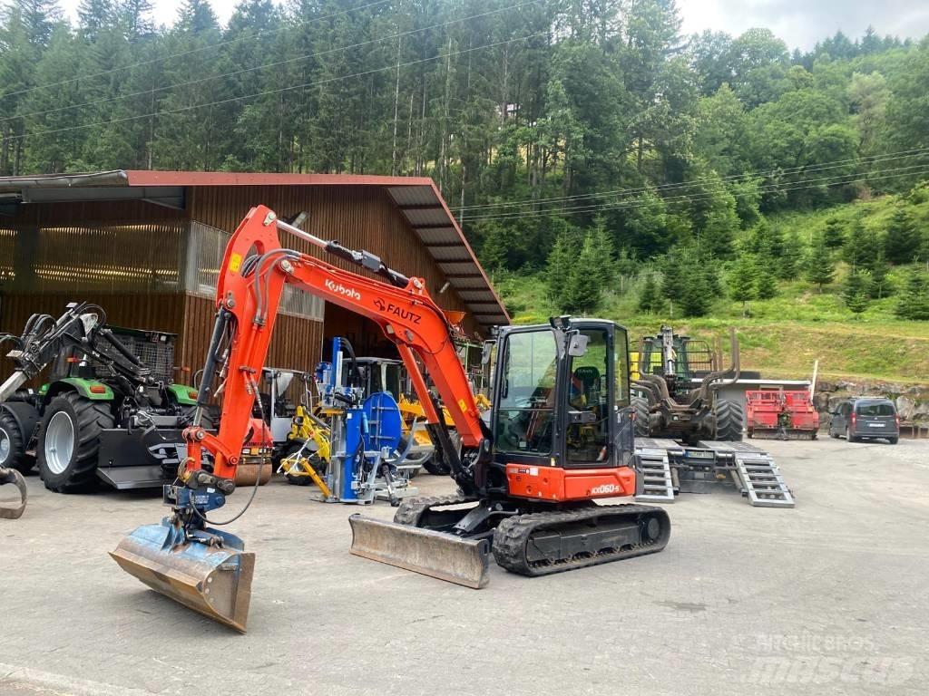 Kubota KX 060-5 Mini kotrók < 7t