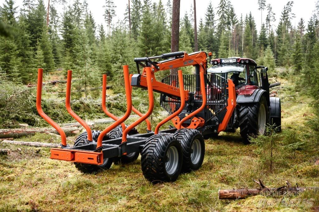  MTM 14T 7300 Erdészeti pótkocsik