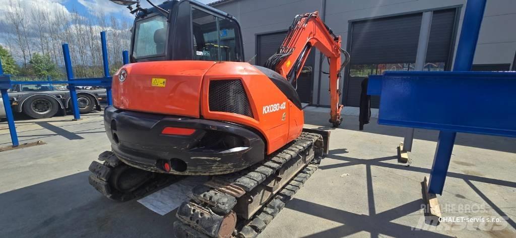 Kubota KX 080-4 CX Közepes (midi) kotrók 7 t - 12 t