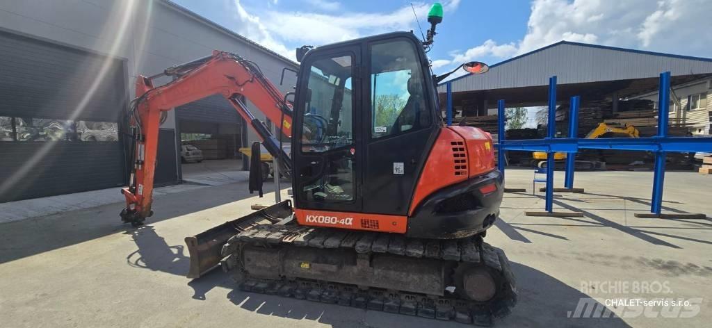 Kubota KX 080-4 CX Közepes (midi) kotrók 7 t - 12 t