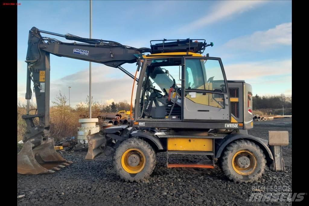 Volvo EWR 150 E Gumikerekes kotrók