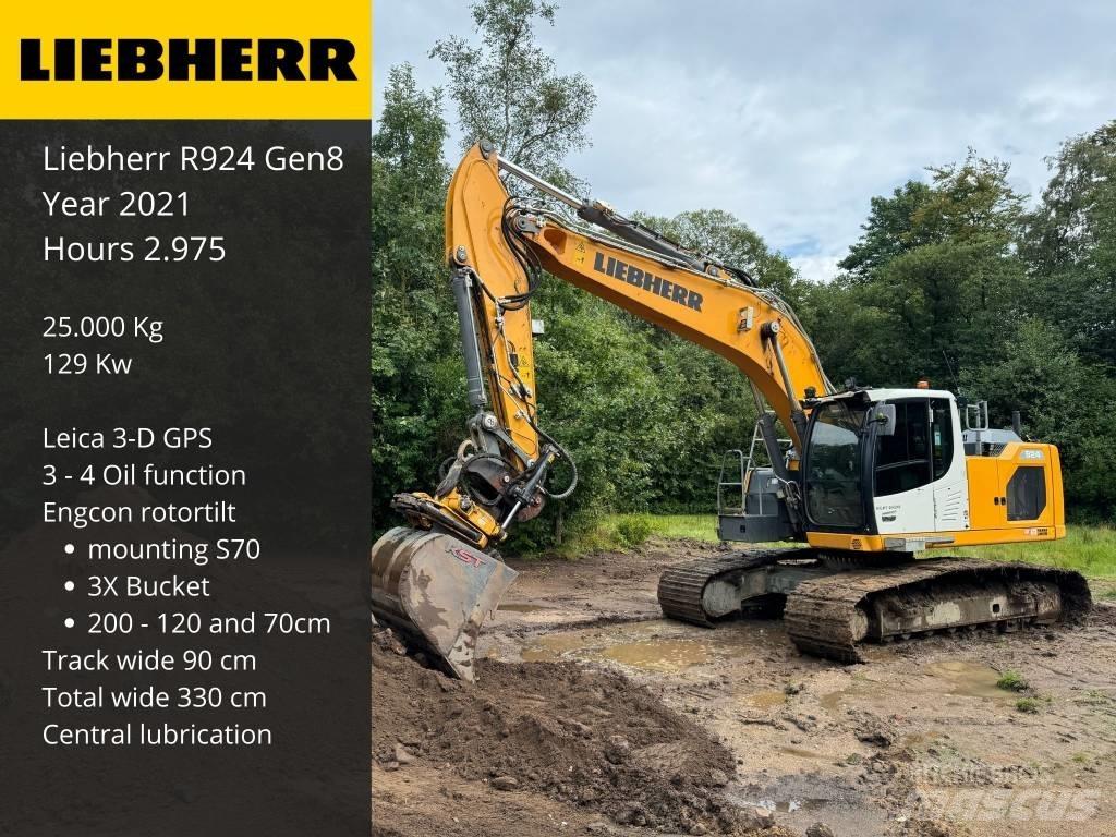Liebherr R 924 Lánctalpas kotrók