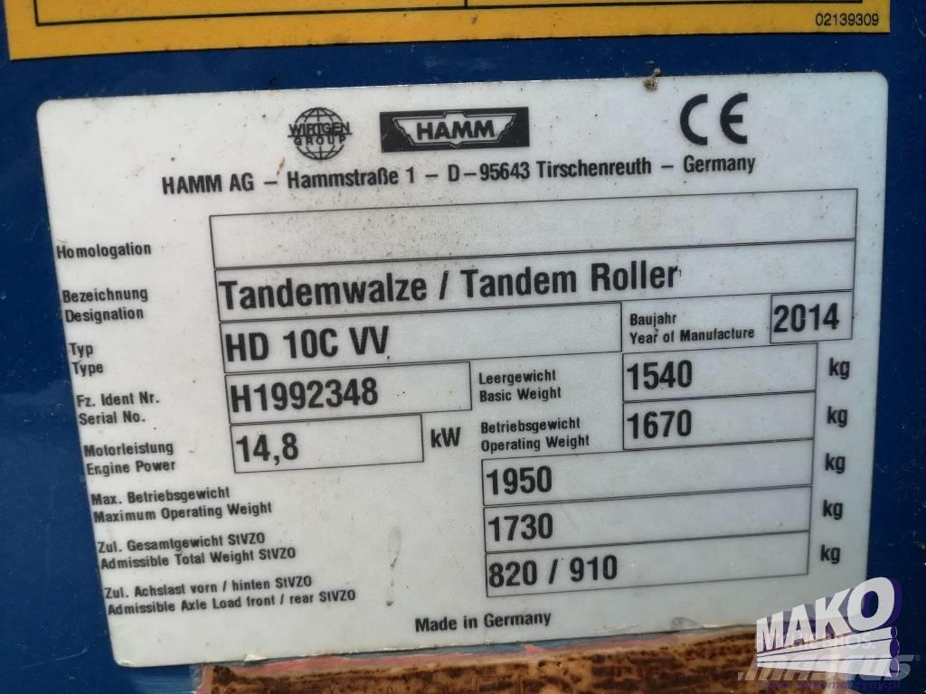 Hamm HD 10 C VV Ikerdobos hengerek