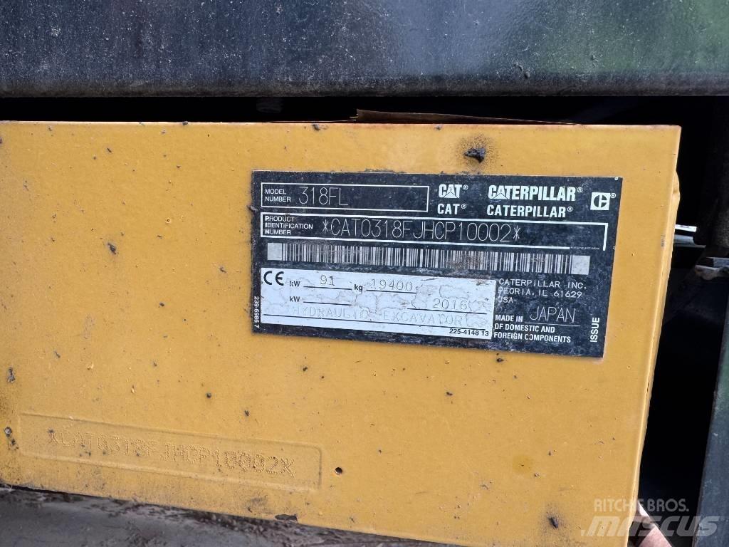 CAT 318 FL Lánctalpas kotrók